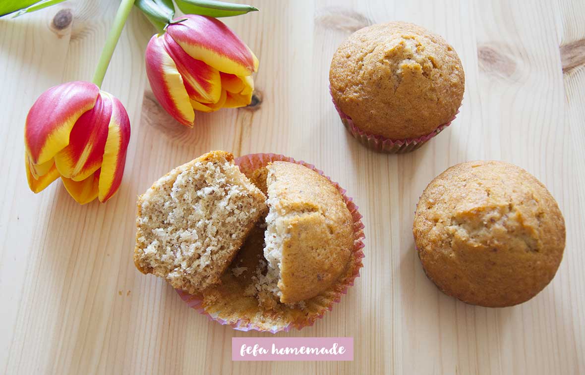 Muffin Alle Mandorle - Ricetta - Fefa Homemade