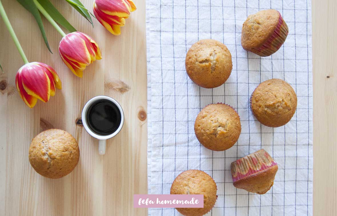 Muffin Alle Mandorle - Ricetta - Fefa Homemade