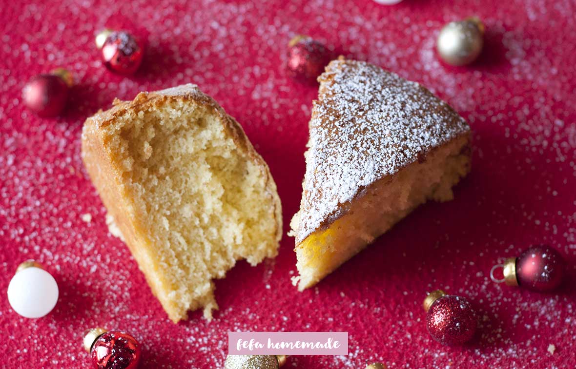 Hot Milk Sponge Cake - Torta Al Latte Caldo - Ricetta - Fefa Homemade