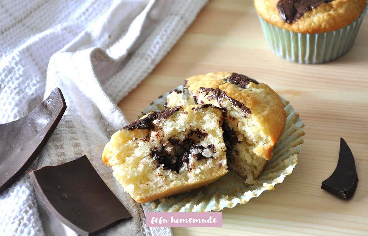Muffin Alla Panna - Ricetta - Fefa Homemade