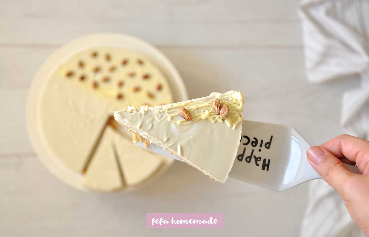 Cheesecake Al Pistacchio - Ricetta - Fefa Homemade