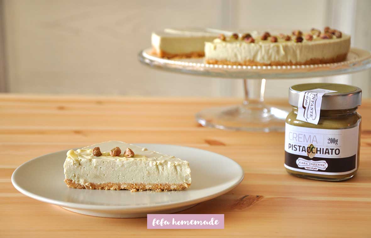 Cheesecake Al Pistacchio - Ricetta - Fefa Homemade