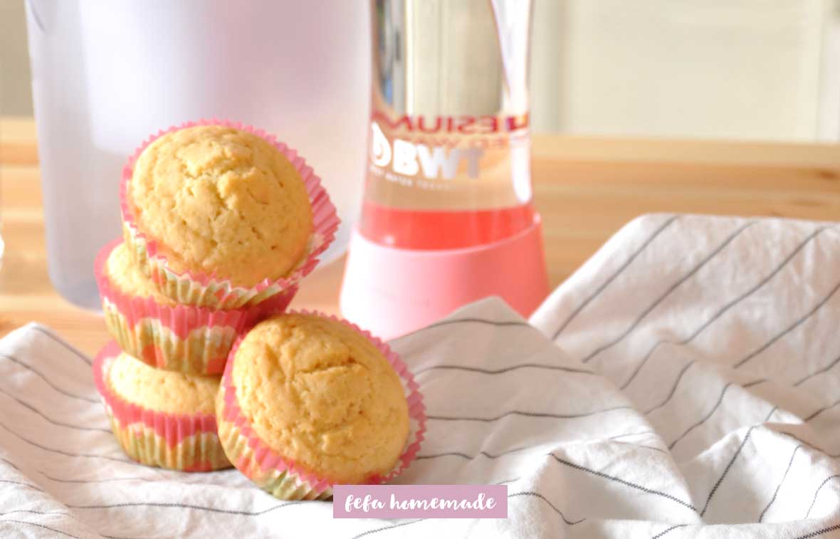 Muffin All'Acqua - Ricetta - Fefa Homemade