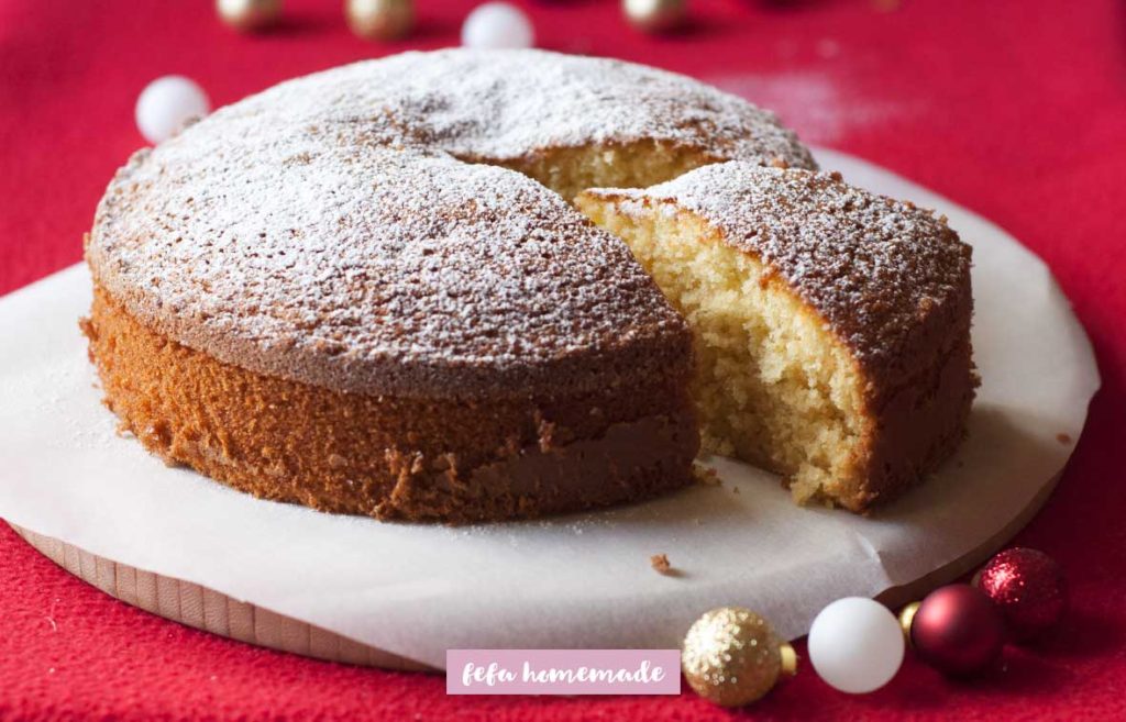 Hot milk sponge cake, la torta al latte caldo. - Ricetta • Fefa Homemade