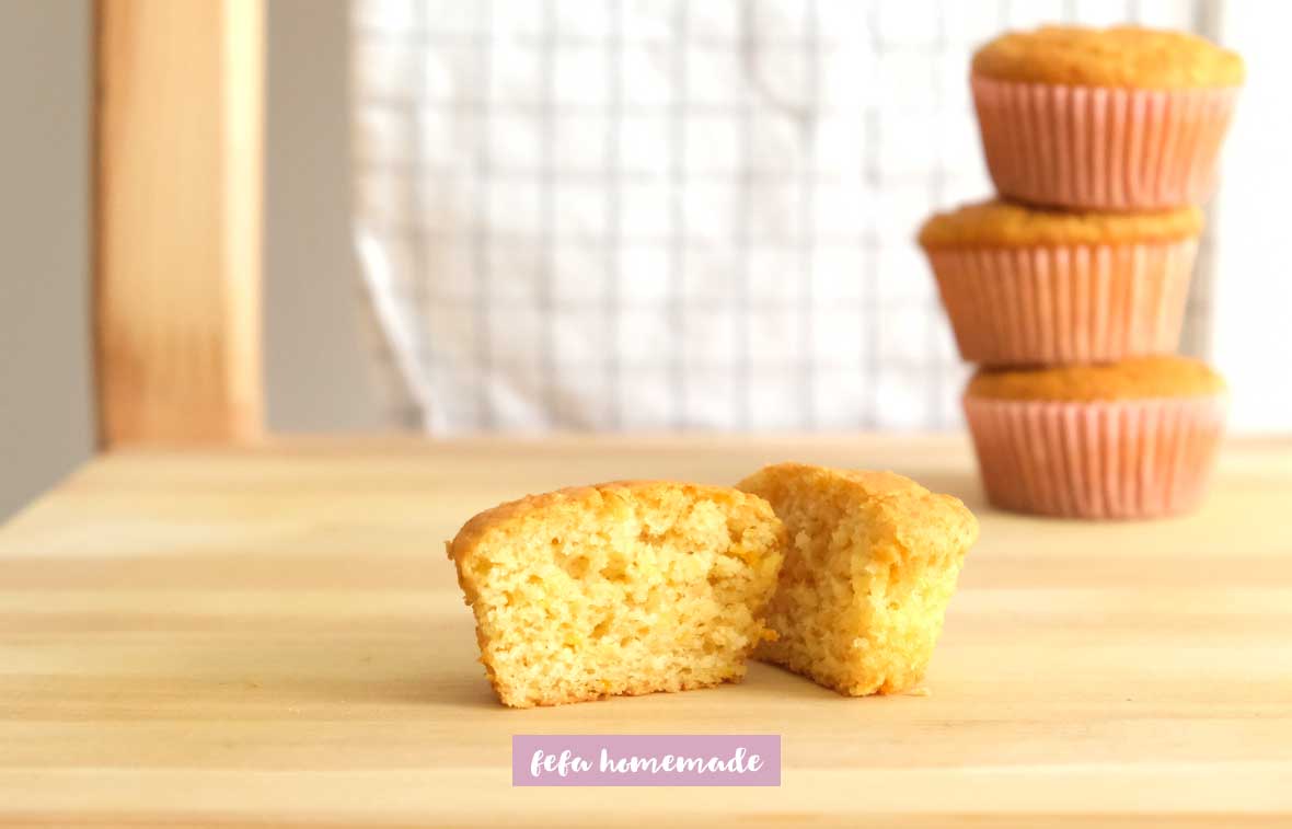 Muffin Arancia E Miele - Ricetta - Fefa Homemade