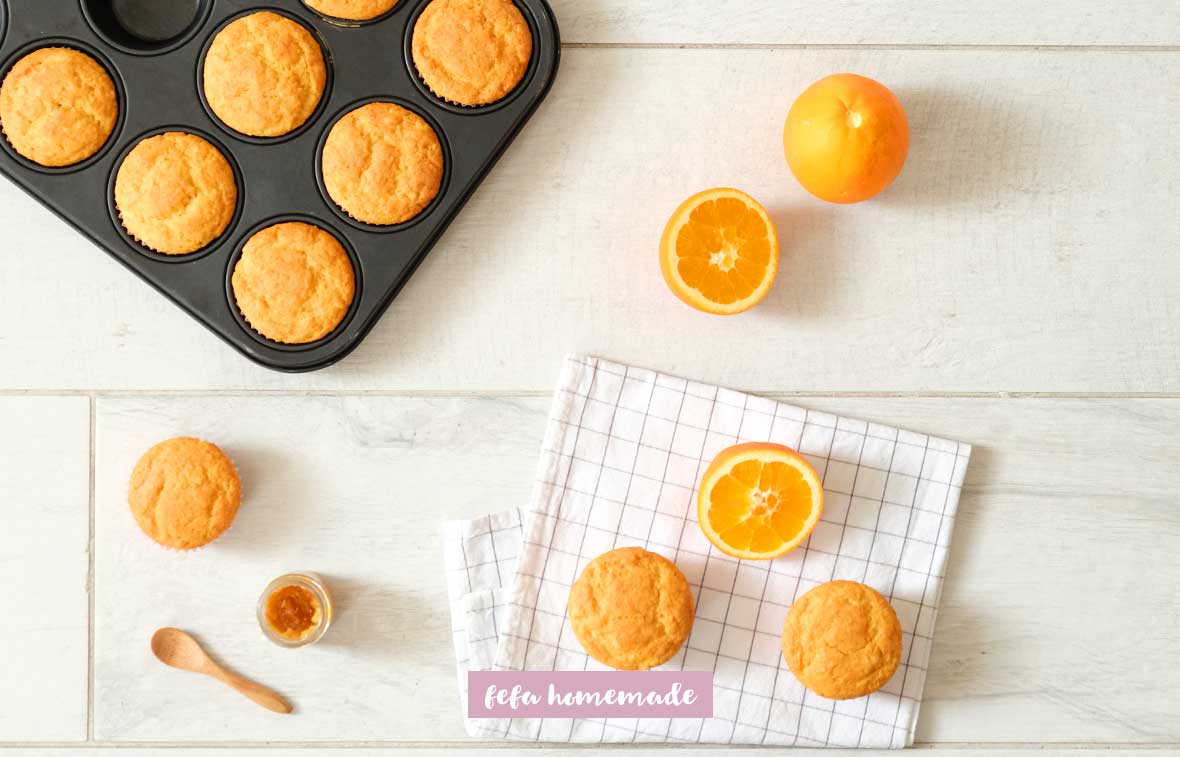 Muffin Arancia E Miele - Ricetta - Fefa Homemade