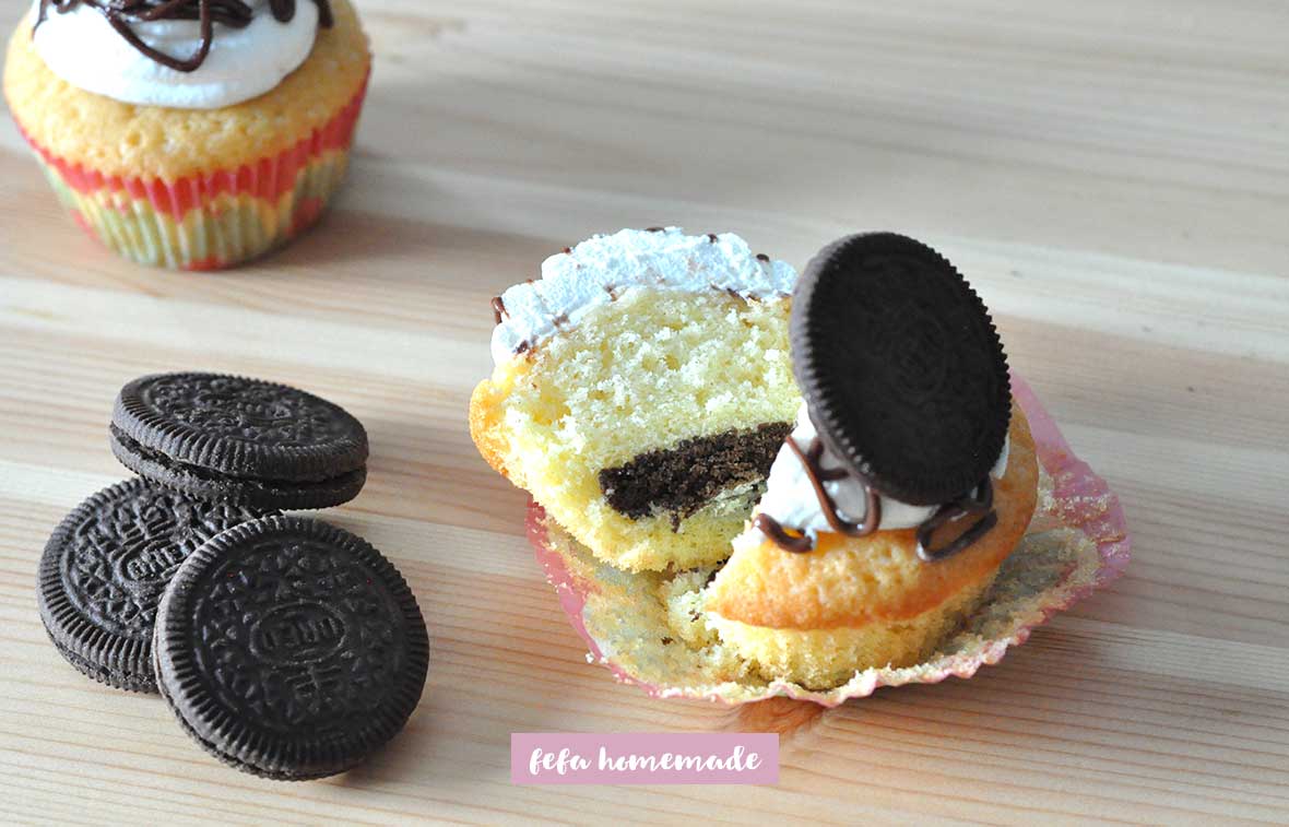 Cupcake Oreo - Ricetta - Fefa Homemade