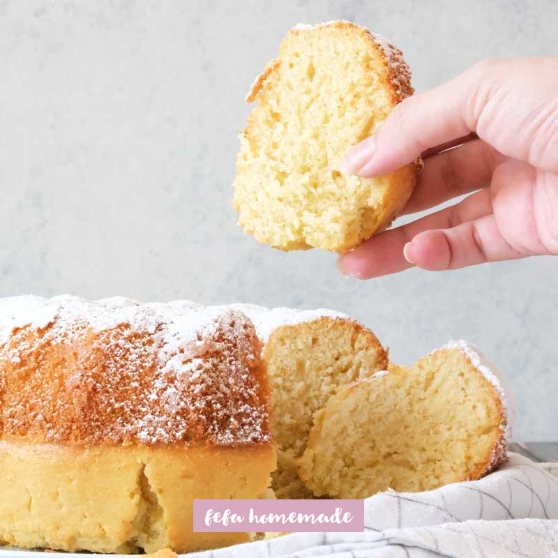 Ciambella Di Tuorli - Ricetta - Fefa Homemade