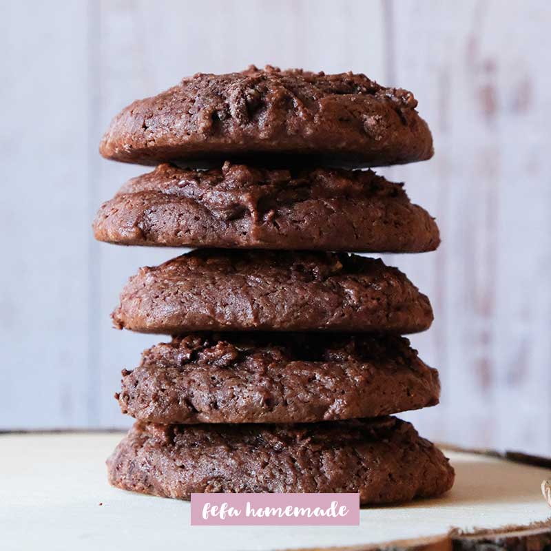Cookies Triplo Cioccolato - Ricetta - Fefa Homemade