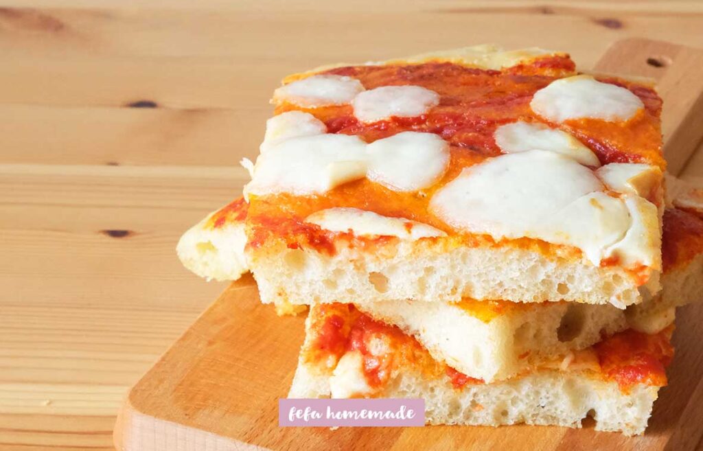 Pizza In Teglia - Ricetta - Fefa Homemade