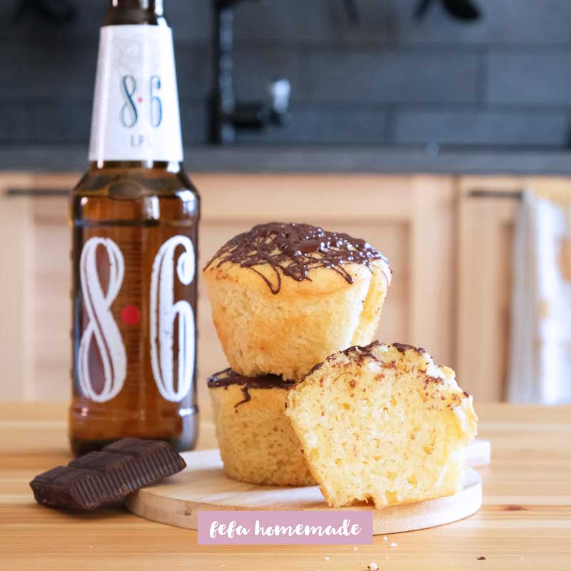 Muffin birra e cioccolato fondente. – Ricetta